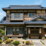 解体費用の目安となる、徳島県内にある建坪50坪・築40年ほどの木造二階建ての一軒家