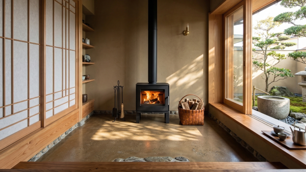 徳島の古民家解体で再利用可能な立派な木材が使われた和モダンな内装