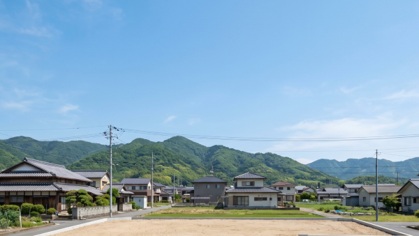 実家　取り壊しの様子解体し更地になった。