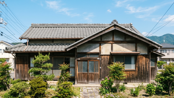 解体予定の築50年の平屋