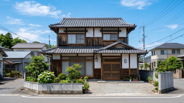 解体の見積物件　木造2階建て