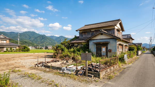 解体費用が高く、借地トラブルが発生している様子
