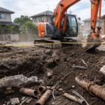 居宅の解体工事中に出てきた一般的な地中埋設物