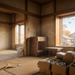 解体前のゴミ出しは、自分でした方が、解体業者にお願いするより安くつく為、自分でゴミ出ししている様子。