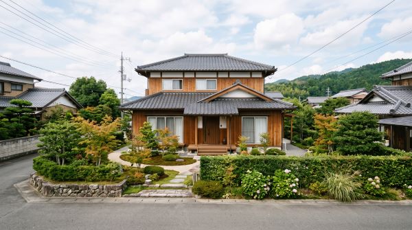 一戸建てを解体しようとしている様子