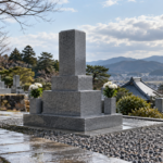 墓じまいの為、お墓を見に来た時の様子